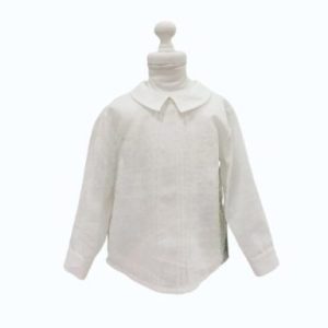Camisa Bebé Linho Nervuras