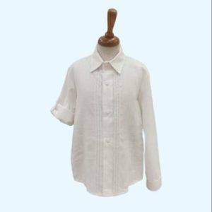 Camisa Criança Nervuras Linho